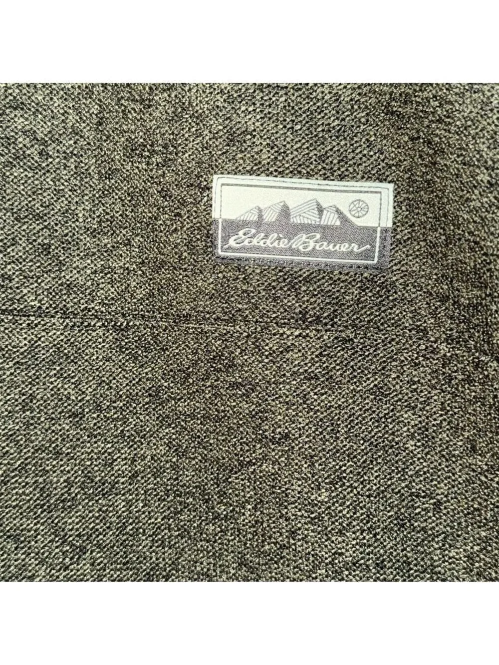 Eddie Bauer Green Fleece Sweater Mens Size Small